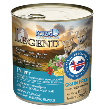 Forza10 Legend Puppy Icelandic Salmon & Lamb Recipe Grain-Free Canned Dog Food