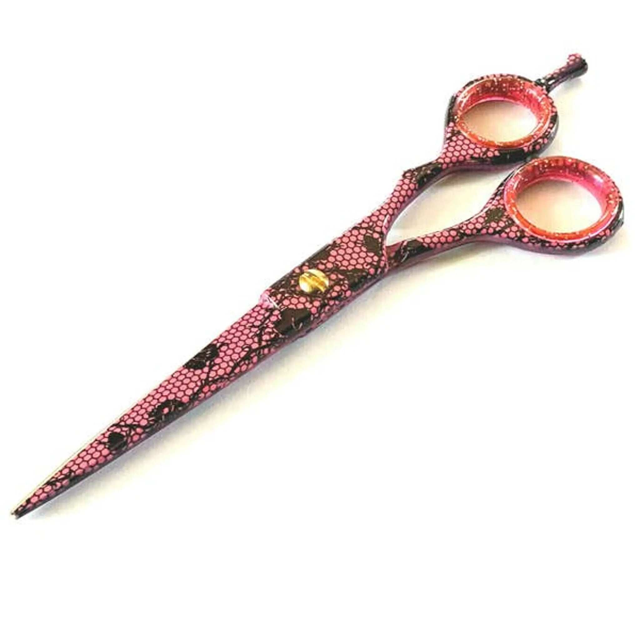 Professional Pet Dog Grooming Trimming Scissors Shears Pink Design